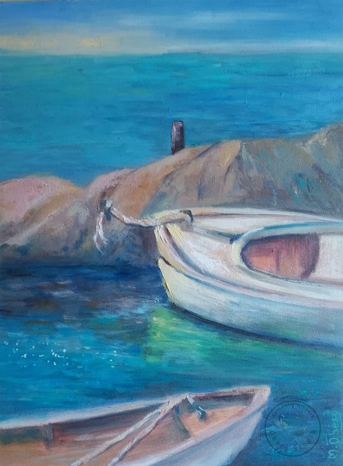 Resting Boats by the Sea -Swedish West Coast (Grebbestad)