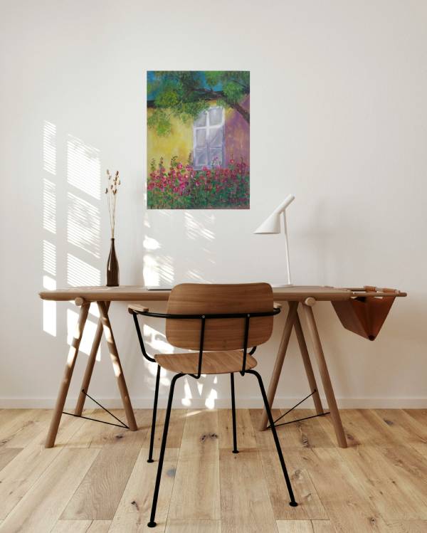 Talk of Hollyhocks & the Tree